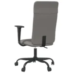 Height Adjustable Office Chair - Dark Grey Fabric