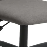 Height Adjustable Office Chair - Dark Grey Fabric