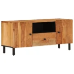 TV Cabinet - Solid Acacia Wood - 105 x 33 x 46cm