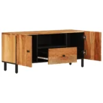 TV Cabinet - Solid Acacia Wood - 105 x 33 x 46cm