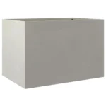 Garden Planter Stainless Steel - Silver - 62 x47 x 46cm