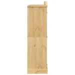 4 Door Wardrobe - Corona - Solid Pine Wood - 194 x 52 x 186cm