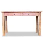 Console Table - Solid Mahogany Wood - 123 x 42 x 75cm