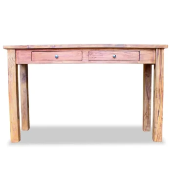 Console Table - Solid Mahogany Wood - 123 x 42 x 75cm