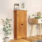 Storage Cabinet - Solid Oak Wood - 50 x 22 x 110 cm