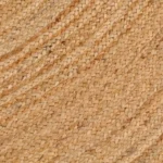 Round Hand-Braided Jute Rug - 180cm