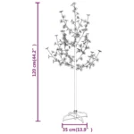 Cherry Blossom LED Xmas Tree - Warm White - 84 LEDs - 120cm