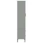 OSLO Bookcase With Metal Legs - Grey - 85 x 35 x 172.5cm