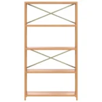 5 Tier Shelf - Solid Oak Wood