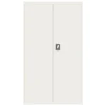 Steel File Cabinet With Lock - White - 105 x 40 x 180cm