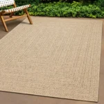 Rug Jute Look Indoor & Outdoor Rug - 240 x 340cm