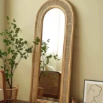 Rianjali Rattan Full Length Mirror - 170cm x 73cm