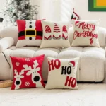 Cotton Christmas Pillow Cover Designs - 45 x 45cm