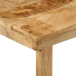 Rustic L-Shaped Desk - Solid Mango Wood - 165 x 110 x 75cm