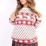 Oversized Christmas Jumpers - Red, Black Or White