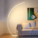 Modern Arch Shaped Kumo Floor Lamp - White Or Black