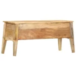 Storage Box And Hall Bench - Solid Mango Wood -99 x 35 x 48cm