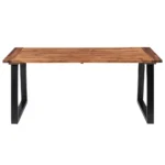 Dining Table Solid Acacia Wood - 180 x 90 x 75cm