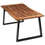 Dining Table Solid Acacia Wood - 180 x 90 x 75cm