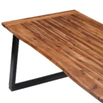 Dining Table Solid Acacia Wood - 180 x 90 x 75cm