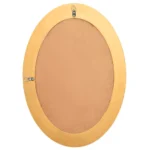 Oval Wall Mirror Baroque Style - Gold - 50 x 70cm