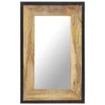 Mirror - Solid Mango Wood - 80 x 50 x 2.5cm