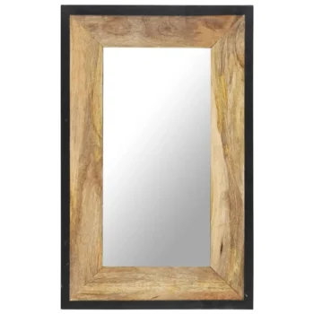 Mirror - Solid Mango Wood - 80 x 50 x 2.5cm