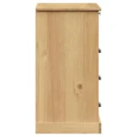 Chest of Drawers Solid Pine Wood - 80 x 40 x 76cm