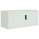 File Cabinet - Light Grey - Steel - 90 x 40 x 180cm