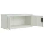 File Cabinet - Light Grey - Steel - 90 x 40 x 180cm