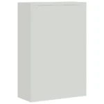 File Cabinet - Light Grey - Steel - 90 x 40 x 180cm