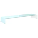 Monitor Stand - Tempered Glass - Green Tint - 110 x 30 x 13cm