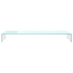 Monitor Stand - Tempered Glass - Green Tint - 110 x 30 x 13cm