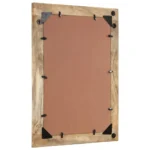 Bathroom Mirror - Solid Mango Wood - 50 x 70 x 2.5cm