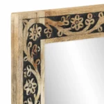 Bathroom Mirror - Solid Mango Wood - 50 x 70 x 2.5cm