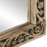 Bathroom Mirror - Solid Mango Wood - 50 x 70 x 2.5cm