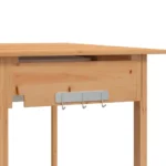 Potting Table With Drawer And Sink - Brown - 147.5 x 44 x 139.5cm