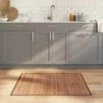 Bamboo Rectangular Rug - Natural - 80 x 100cm