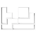 Modern Wall Shelves - White - 96 x 12 x 64cm