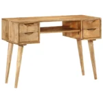 Desk with Drawers - Solid Mango Wood - 110 x 47 x 76cm