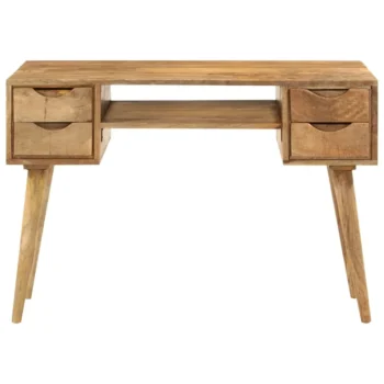 Desk with Drawers - Solid Mango Wood - 110 x 47 x 76cm