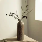 Goli Round Ceramic Retro Style Vase - Home Decor