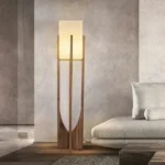 Sukini Handmade Wood Floor Lamp - Bamboo & Wooden - 30 x 145cm