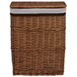 Natural Willow Laundry Basket - 43 x 34 x 57.5cm