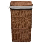 Natural Willow Laundry Basket - 43 x 34 x 57.5cm