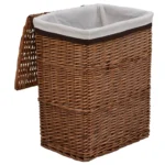 Natural Willow Laundry Basket - 43 x 34 x 57.5cm