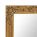 Wall Mirror Baroque Style - Gold - 50 x 80cm