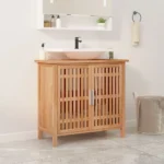 Sink Cabinet - Solid Walnut Wood - 66 x 29 x 61.5cm