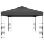 Gazebo PA Coating - Steel - Anthracite - 3 x 4 x 2.7m