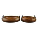 Beautiful Mango Wood Bowls - 28cm & 33cm